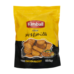 ناگت مرغ 70% پنیری 800 گرمی نیمه آماده مصرف منجمد